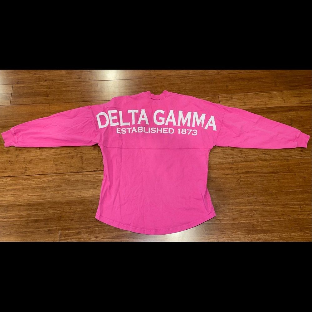 Pink Delta Gamma spirit jersey
